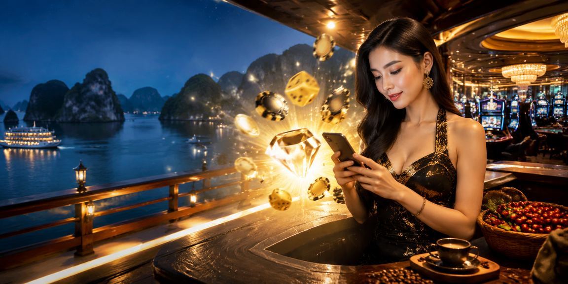 Người dùng tại Hạ Long trải nghiệm casino mobile của chich69 bên tách cà phê buổi sáng