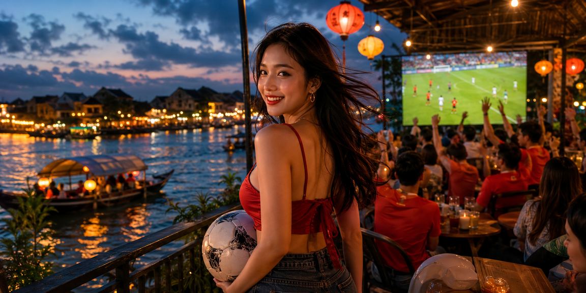 Người dùng tại Sài Gòn theo dõi kết quả cá cược bóng đá và kiểm tra tiền thưởng bên ly cà phê